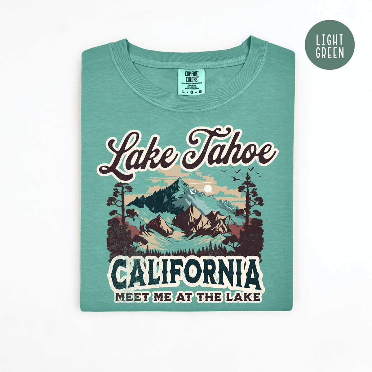 Comfort Colors 1717 Lake Tahoe California Unisex T-Shirt