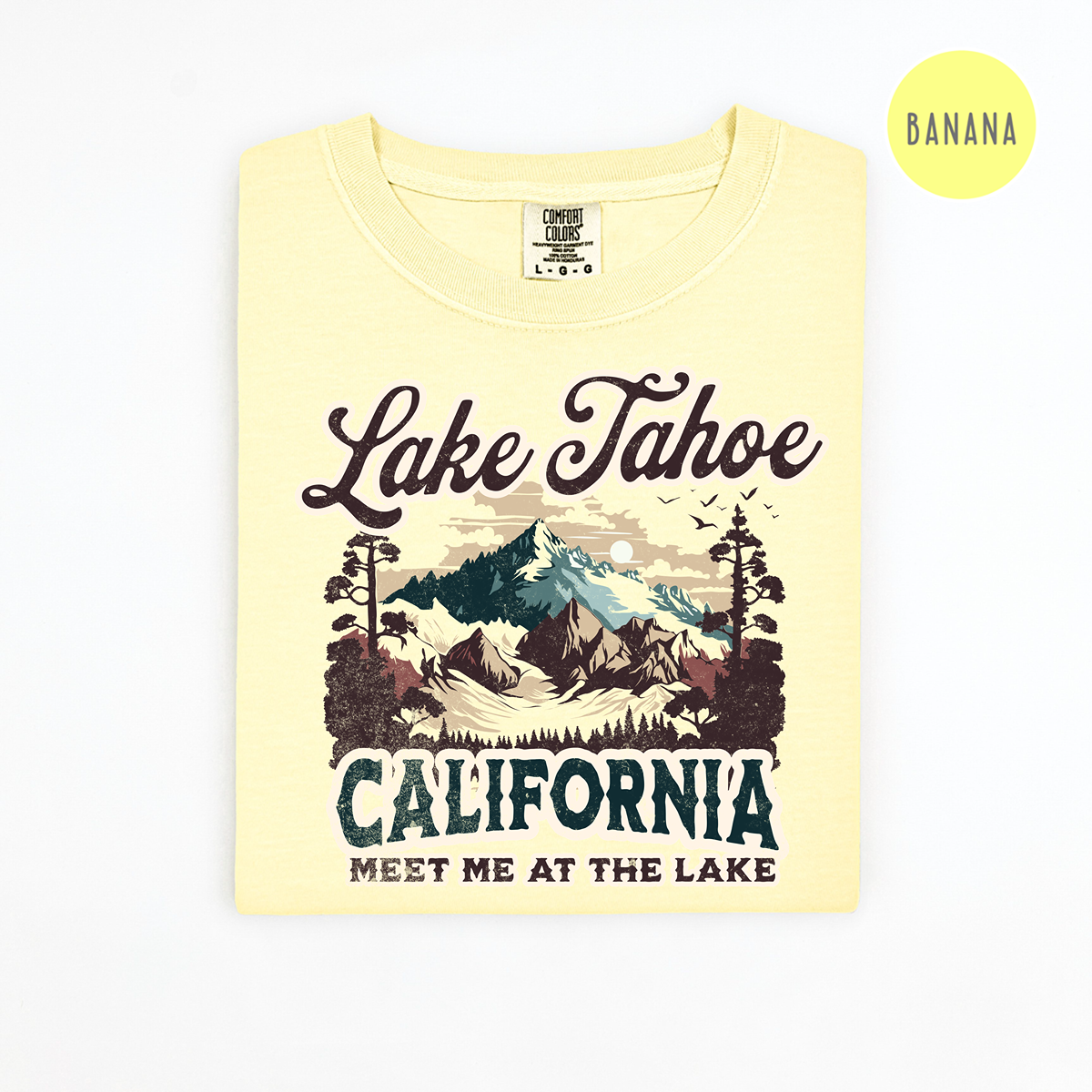 Comfort Colors 1717 Lake Tahoe California Unisex T-Shirt