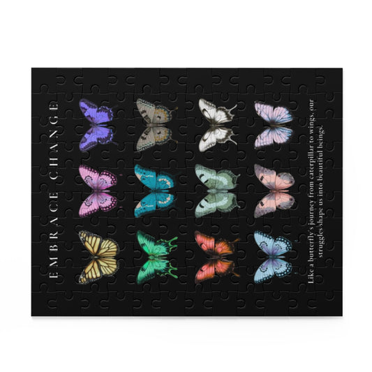 Embrace Change Custom Butterfly Jigsaw Puzzle