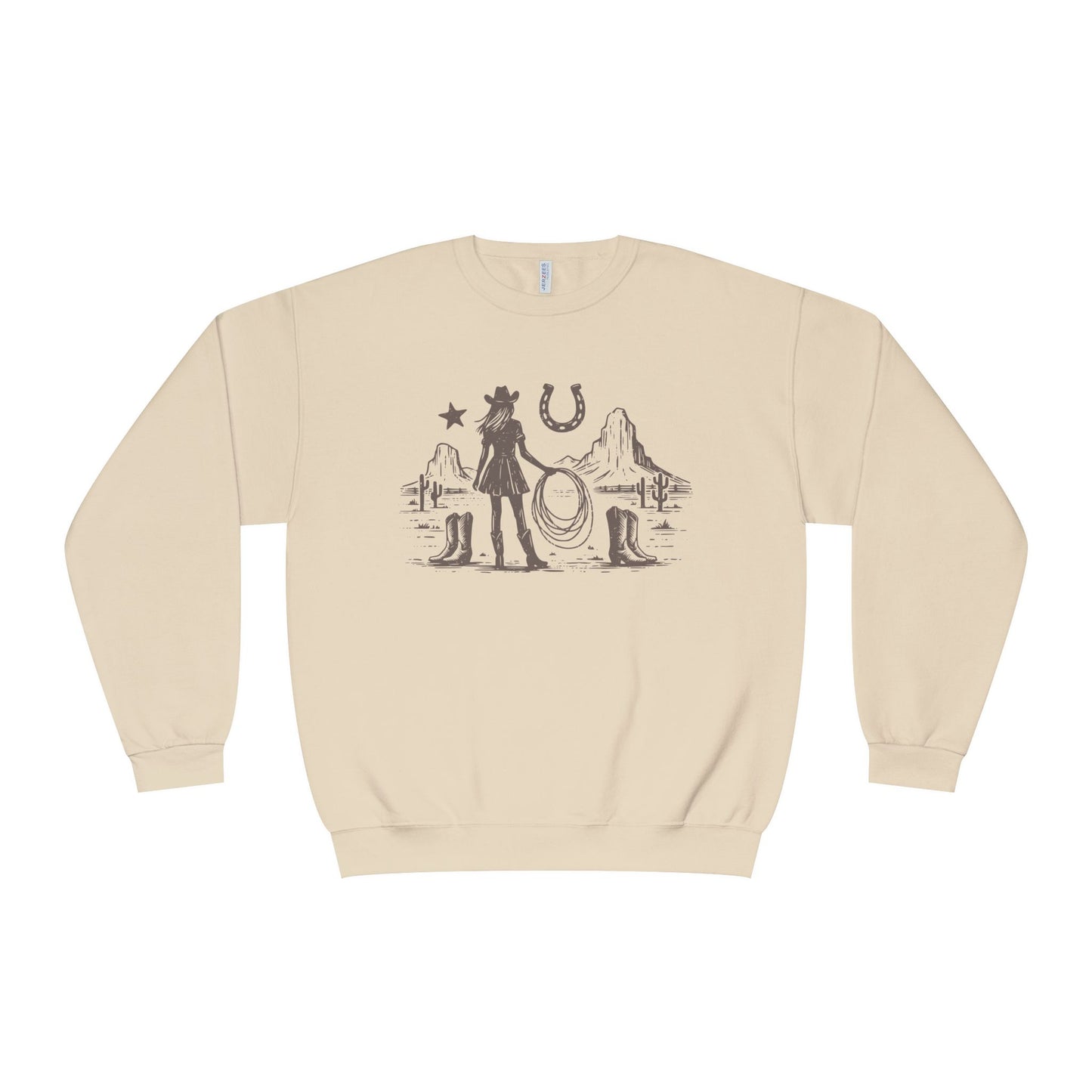 Vintage Cowgirl JERZEES 562MR Crewneck Sweatshirt