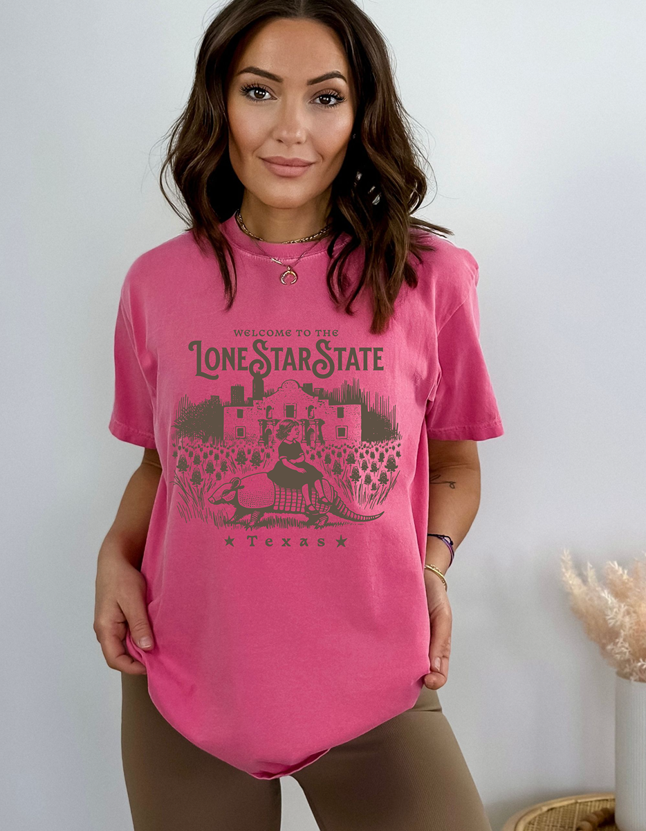 Comfort Colors 1717 Lone Star State Texas T-Shirt