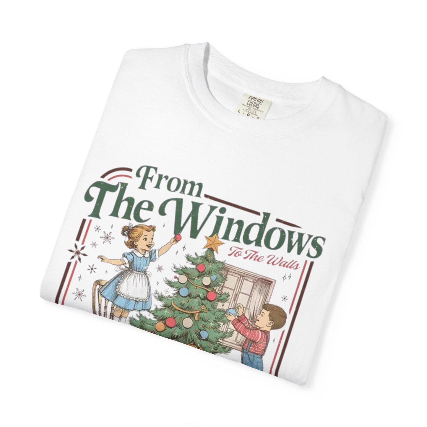 'Deck These Halls' Comfort Colors 1717 Tee