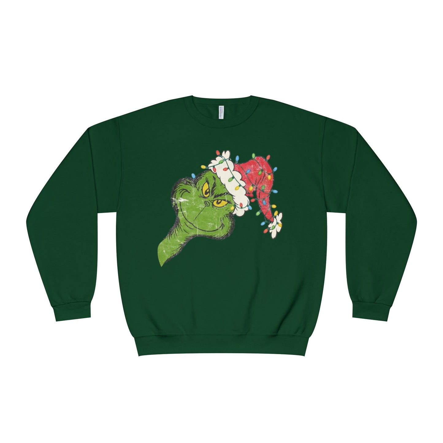 dark green grinch christmas sweatshirt