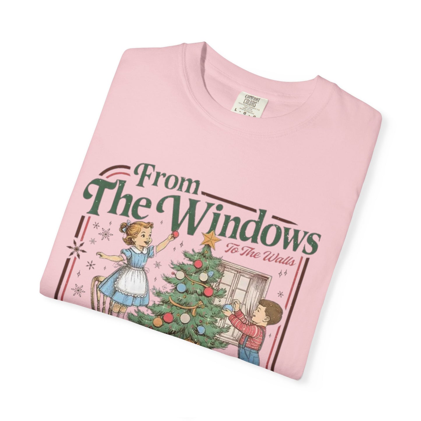 'Deck These Halls' Comfort Colors 1717 Tee