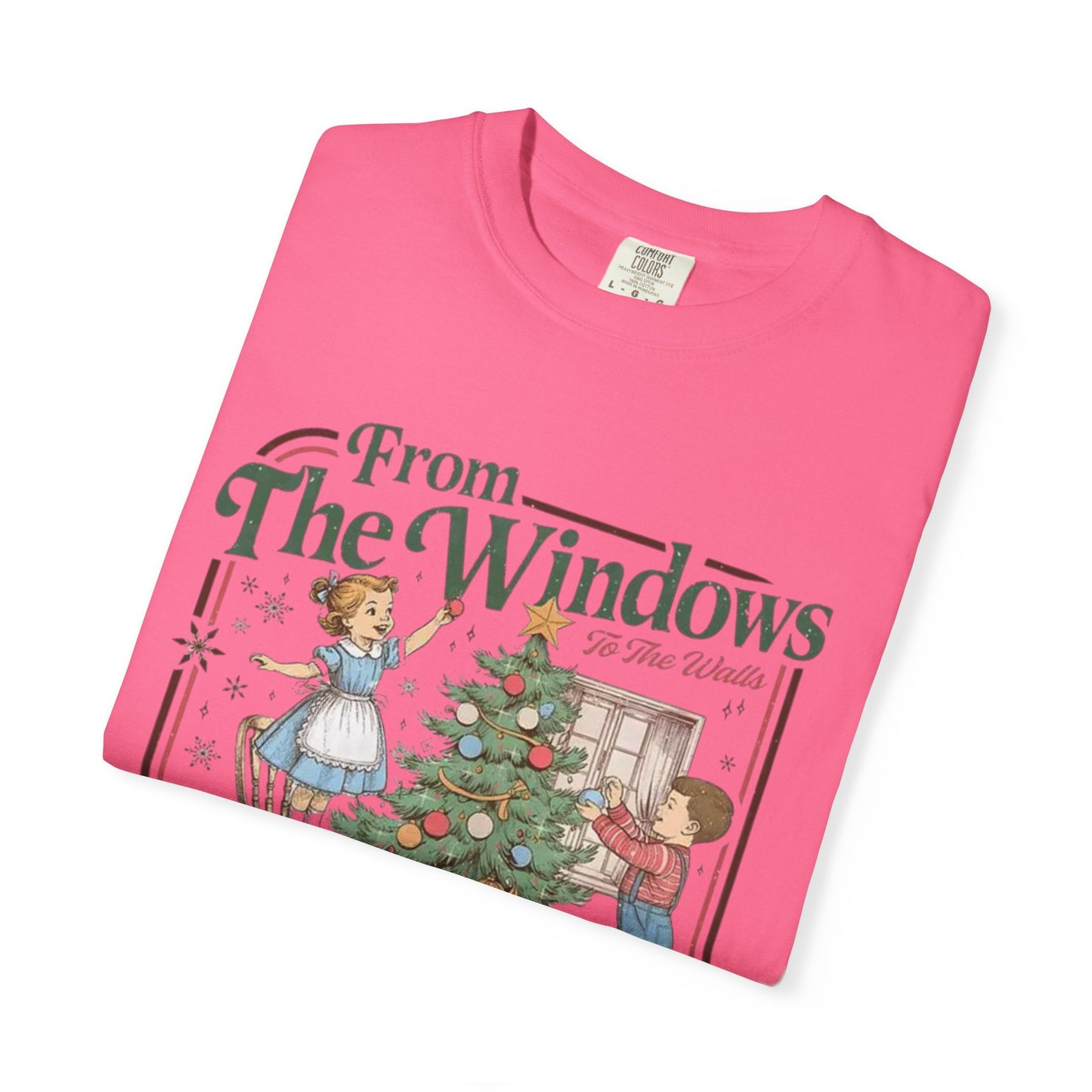 'Deck These Halls' Comfort Colors 1717 Tee