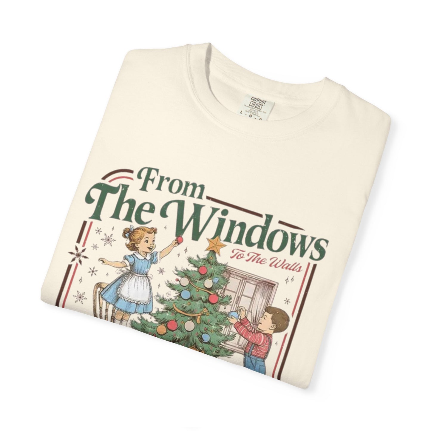 'Deck These Halls' Comfort Colors 1717 Tee