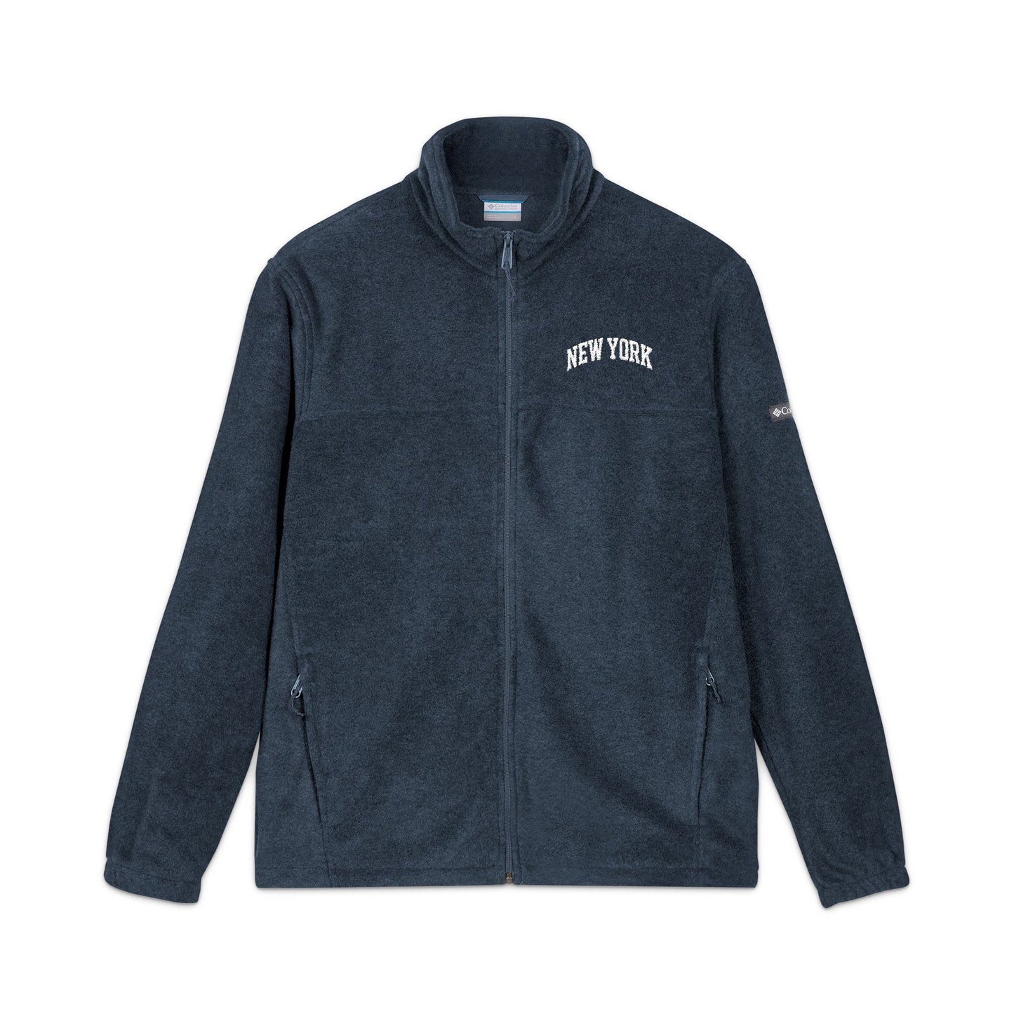 New York Embroidered Columbia Fleece Jacket