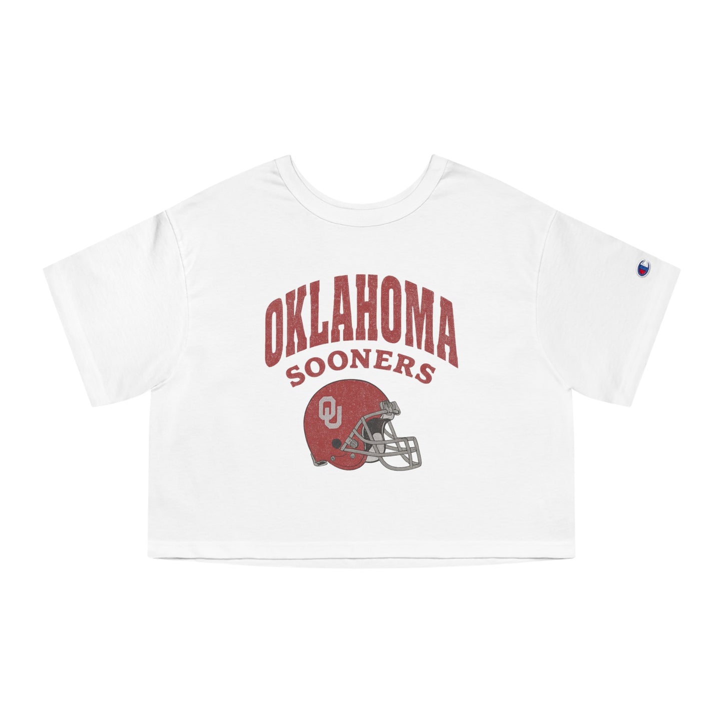Oklahoma Sooners Champion T453W Women's Crop Top
