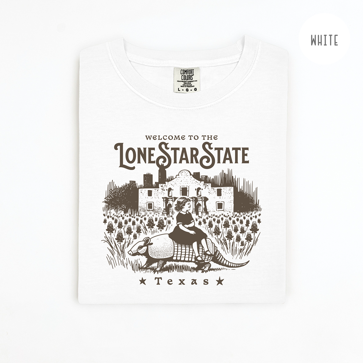 Comfort Colors 1717 Lone Star State Texas T-Shirt