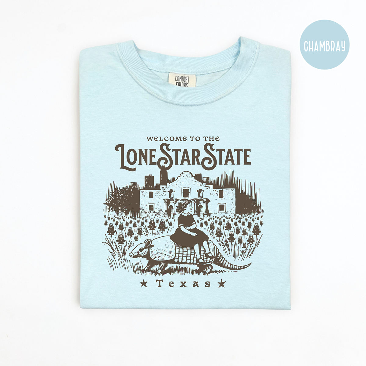 Comfort Colors 1717 Lone Star State Texas T-Shirt