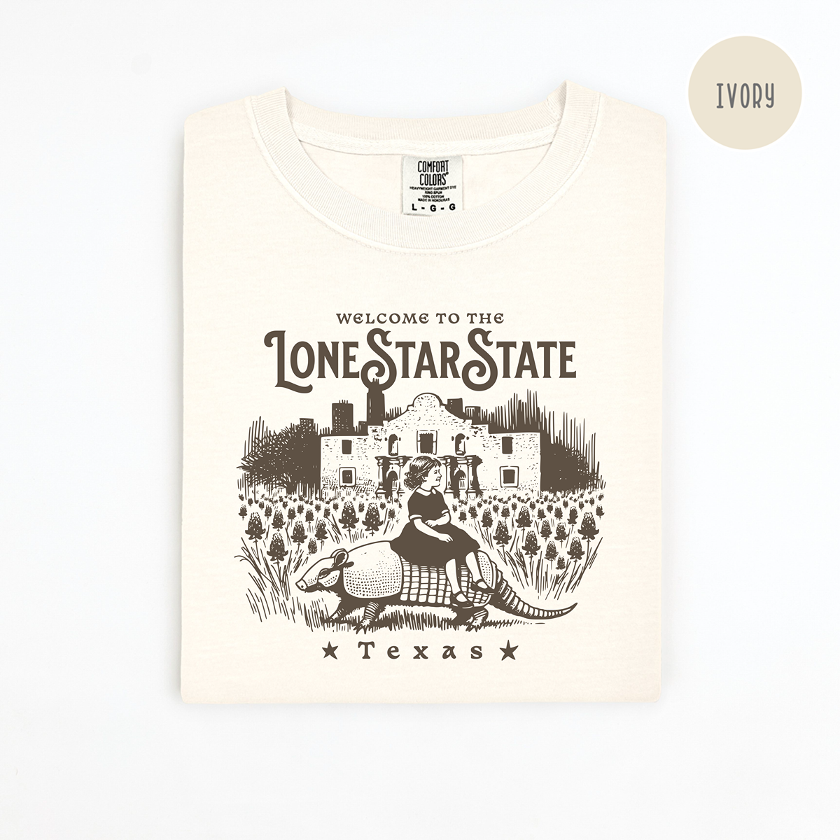 Comfort Colors 1717 Lone Star State Texas T-Shirt