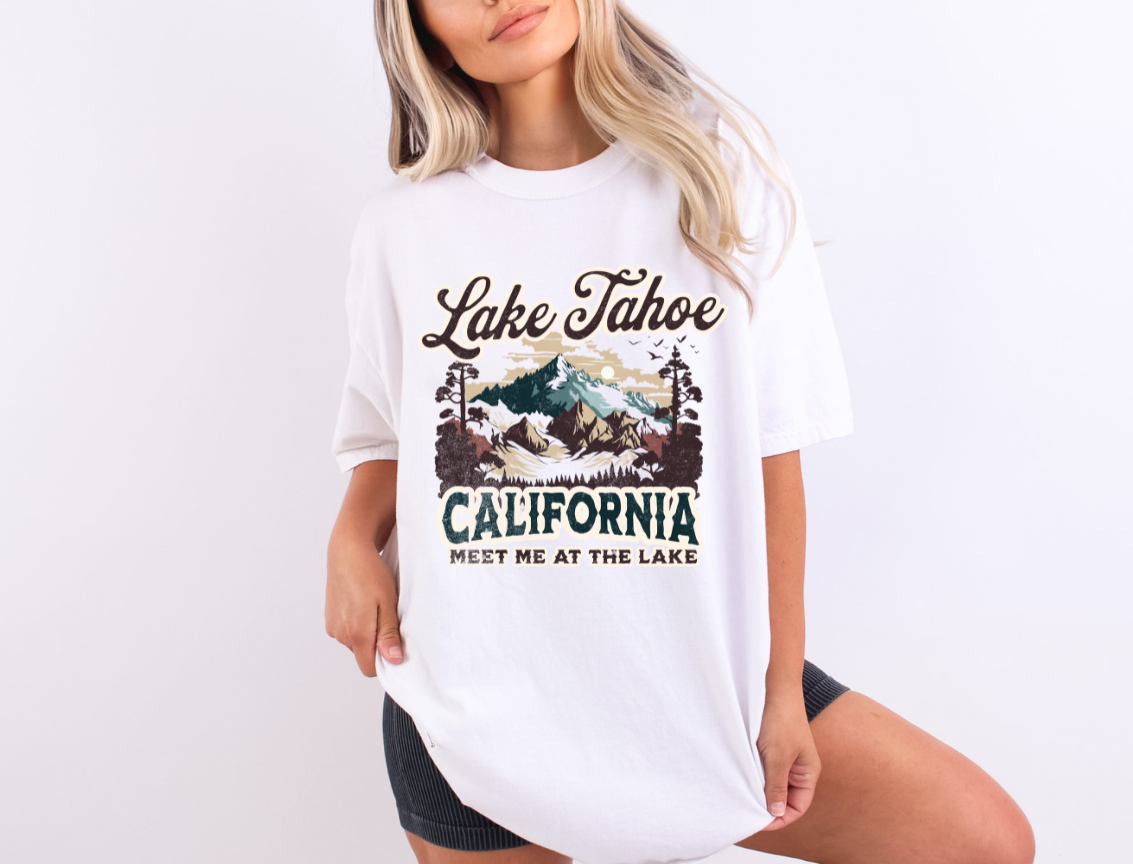 Comfort Colors 1717 Lake Tahoe California Unisex T-Shirt