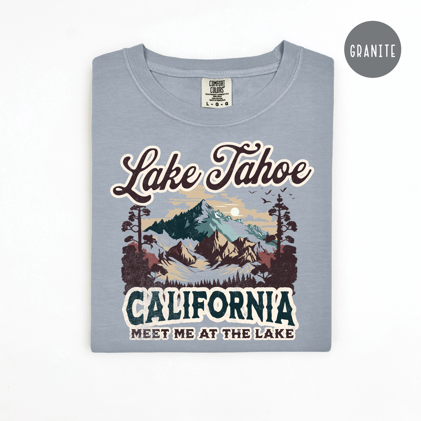 Comfort Colors 1717 Lake Tahoe California Unisex T-Shirt
