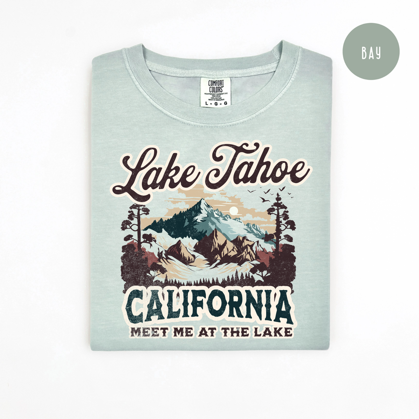 Comfort Colors 1717 Lake Tahoe California Unisex T-Shirt