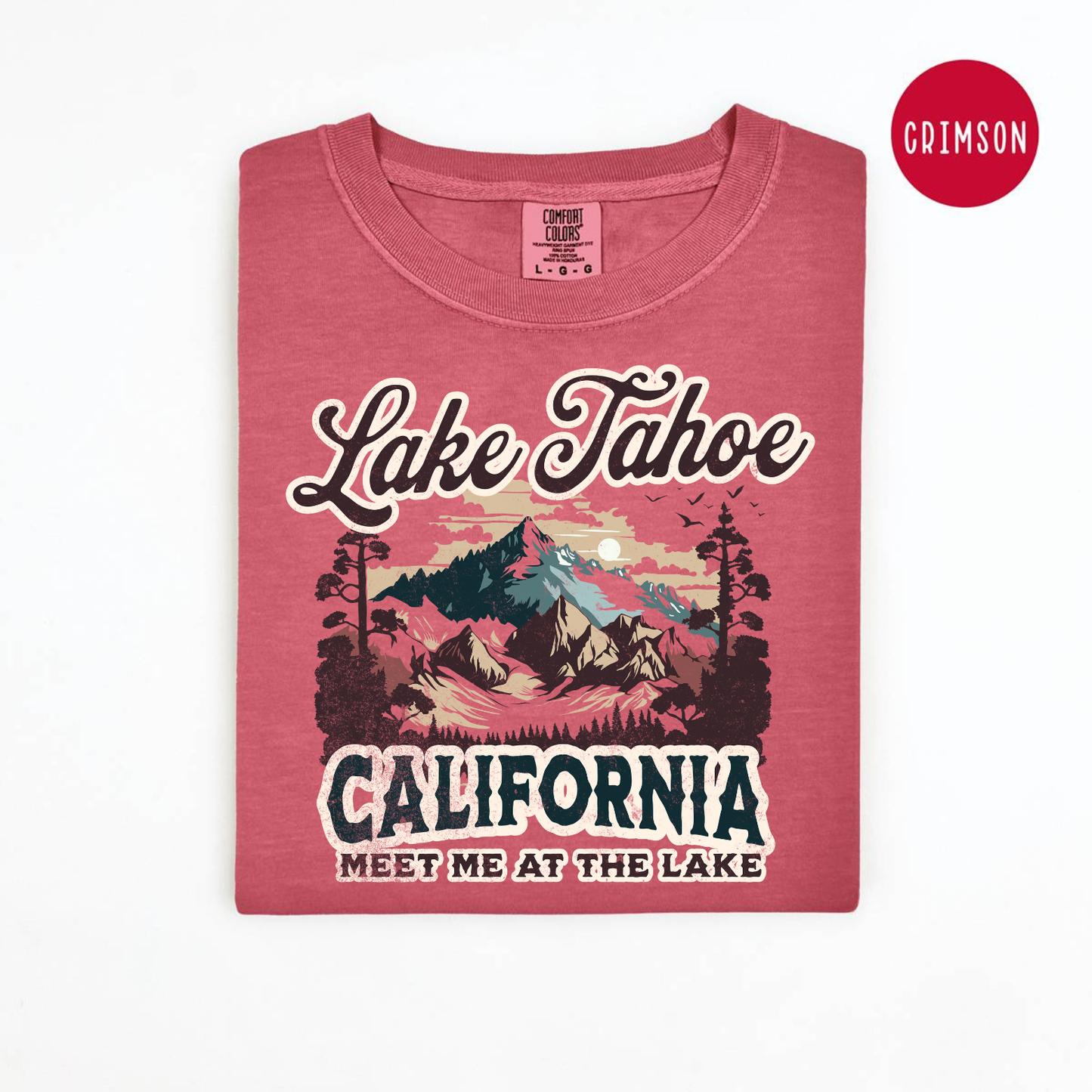 Comfort Colors 1717 Lake Tahoe California Unisex T-Shirt