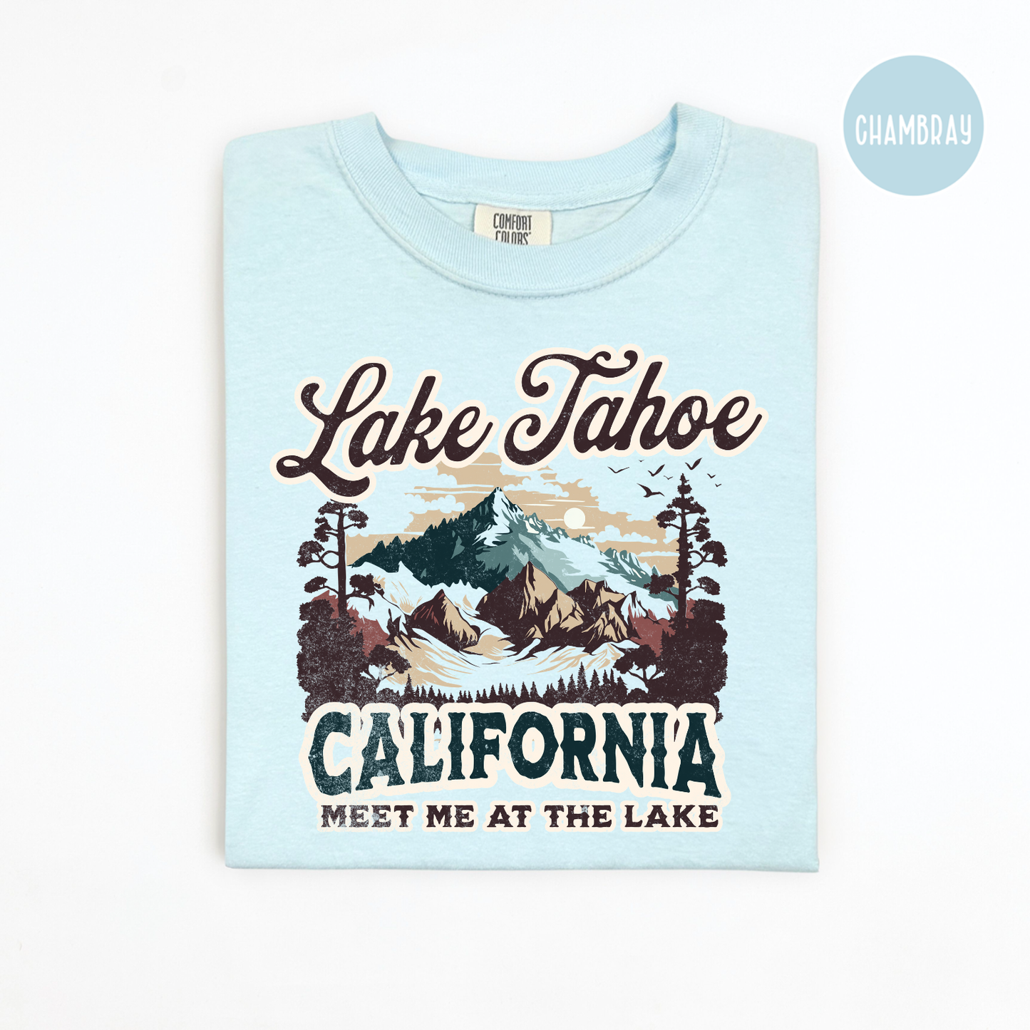Comfort Colors 1717 Lake Tahoe California Unisex T-Shirt