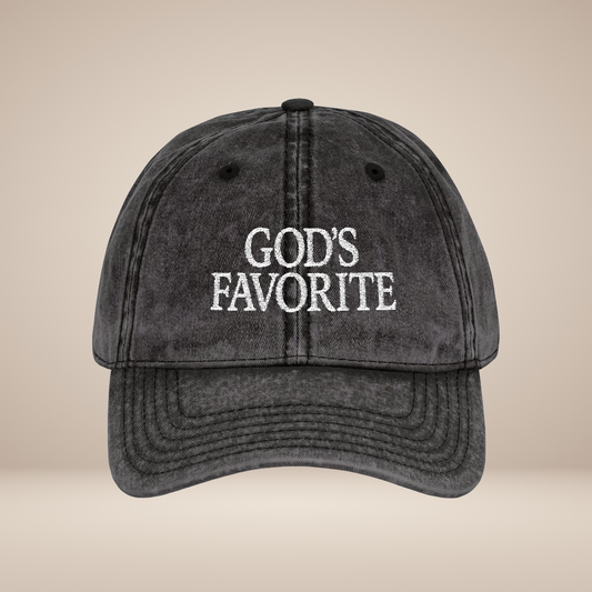 God's Favorite Vintage Embroidered Otto 18-1248 Baseball Hat